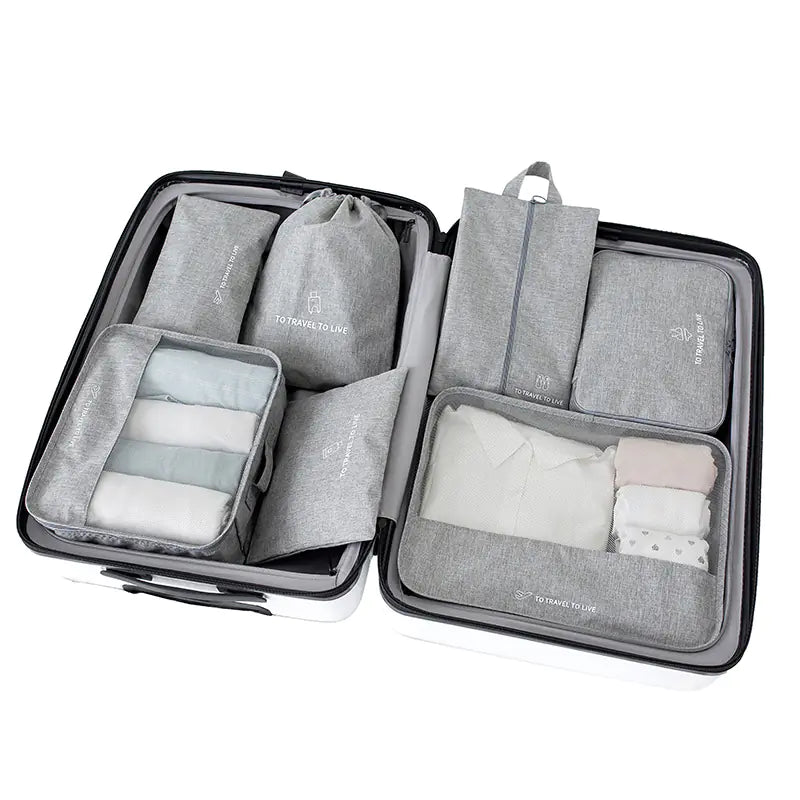 Travel Packing Organizer Set for Luggage
