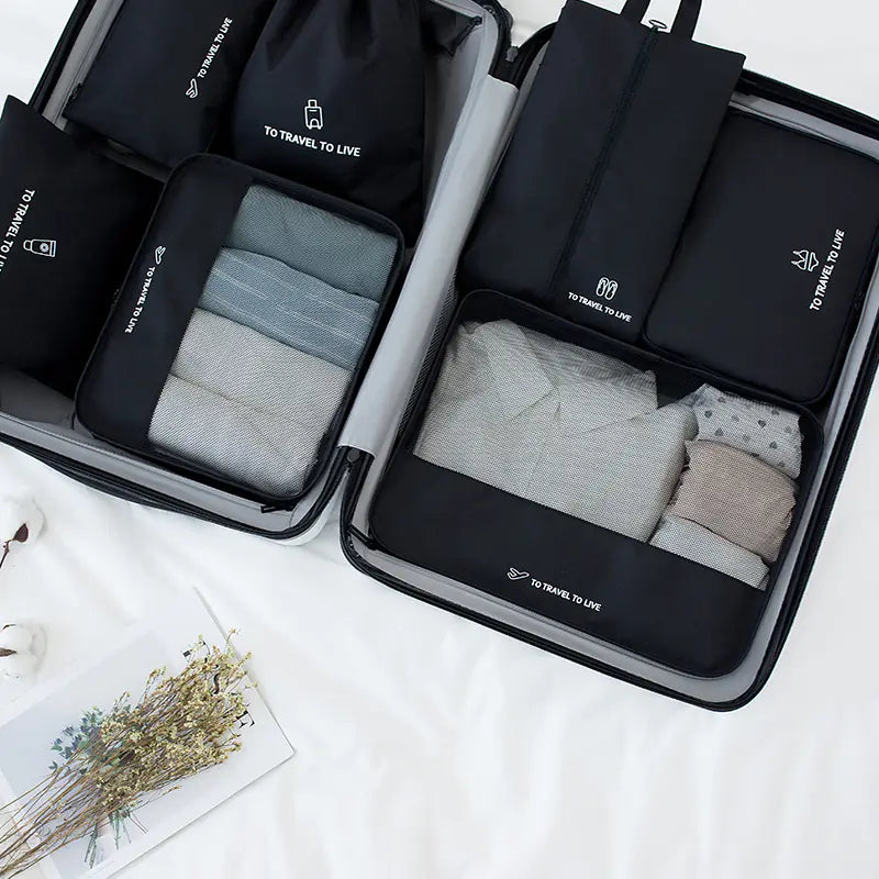 Travel Packing Organizer Set for Luggage