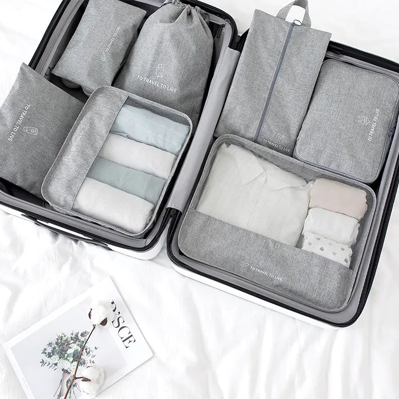 Travel Packing Organizer Set for Luggage