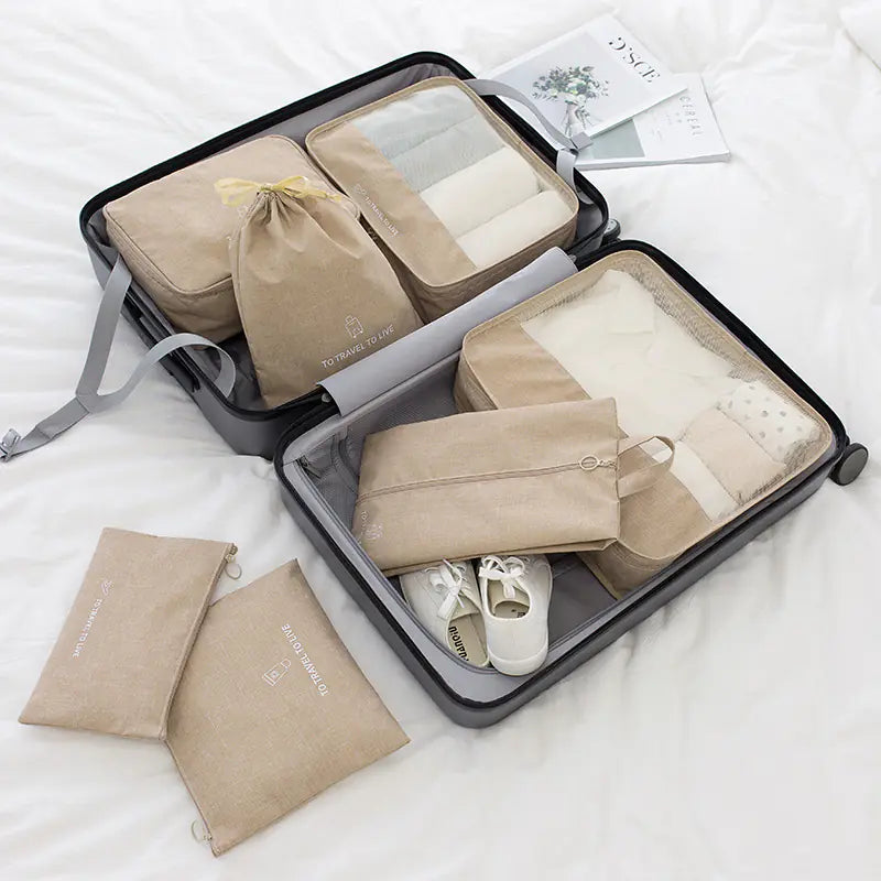 Travel Packing Organizer Set for Luggage