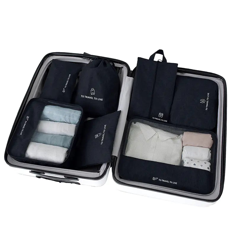 Travel Packing Organizer Set for Luggage