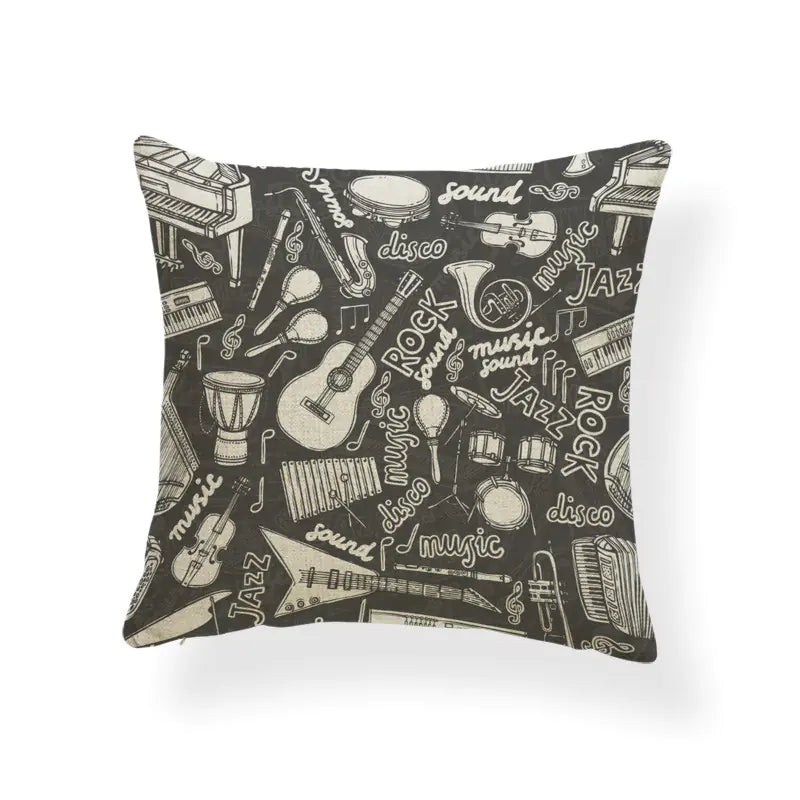 Cotton and Linen Decorative Pillowcase