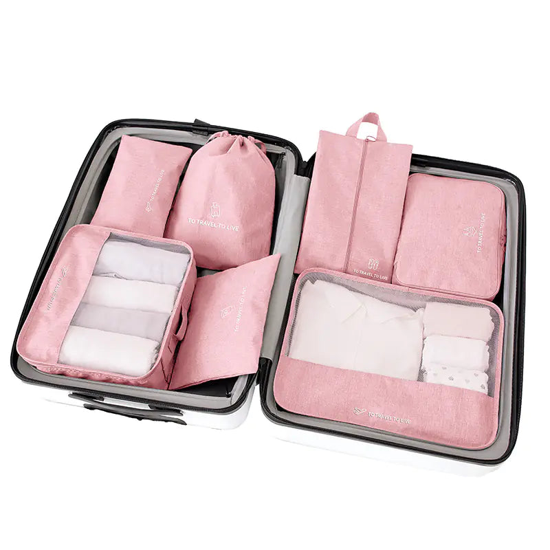 Travel Packing Organizer Set for Luggage