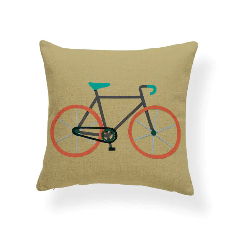 Cotton and Linen Decorative Pillowcase