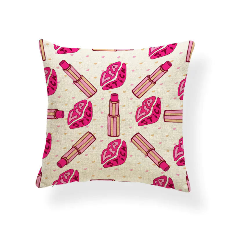 Cotton and Linen Decorative Pillowcase