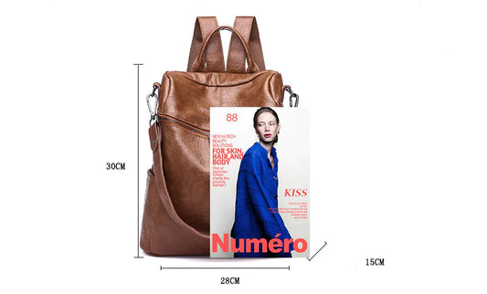 Women's Backpack - Dual Shoulder Bag